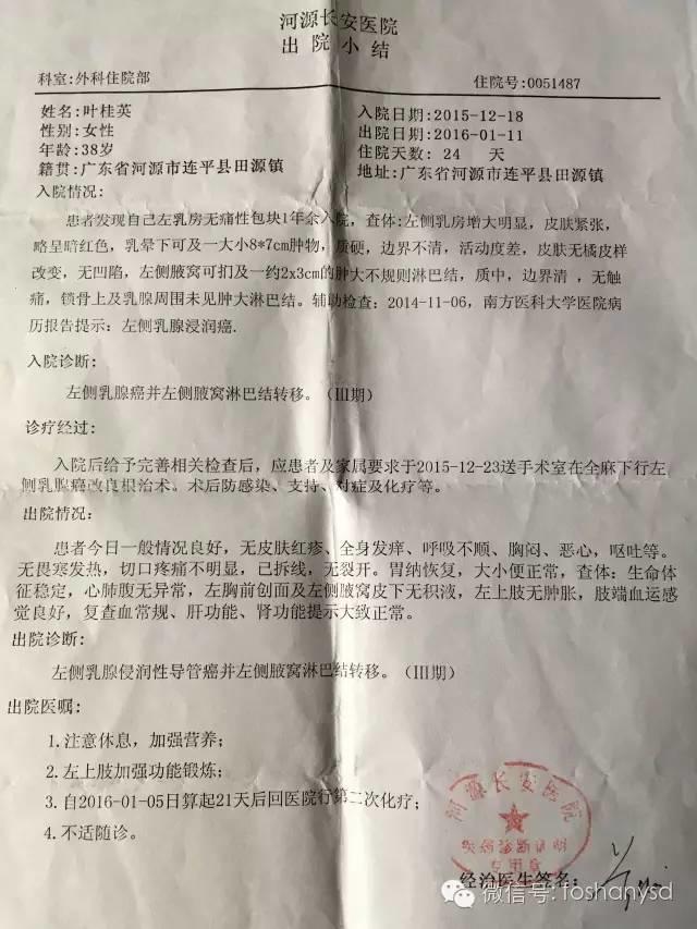 积极的人生态度+原始点调理，乳腺癌两个月速愈