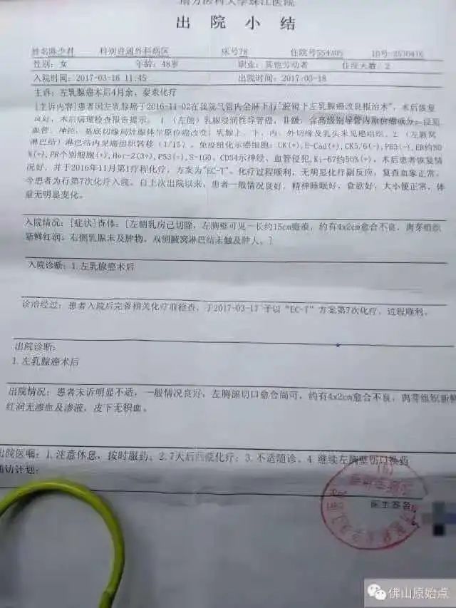 原始点调理术后乳腺癌：心是最好的药