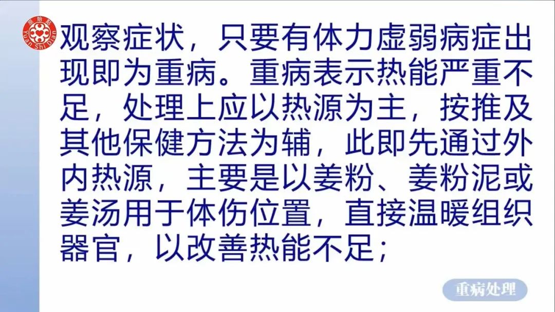 重病处理  2021年12月12号张医师线上直播