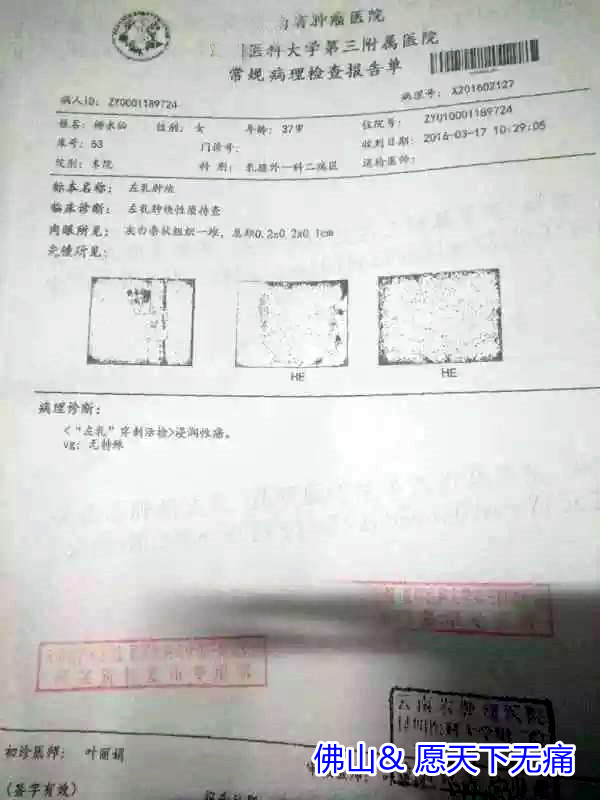 原始点调理乳腺癌：柳暗花明又一村 - 乳腺增生 乳腺癌 - 佛山市愿天下无痛健康管理服务有限公司